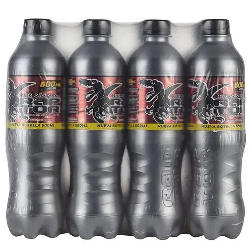 Bebida Energizante Raptor 600ml 12pack